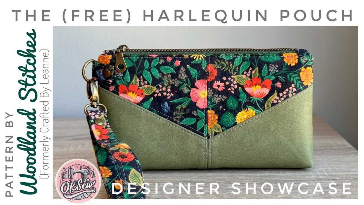 The (Free) Harlequin Pouch by Woodland Stitches (prev. Crafted By Leanne) - OKSew Designer Showcase