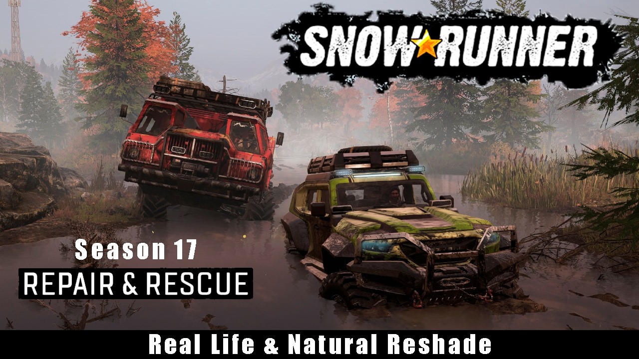 SnowRunner - Зурдания, 17 сезон. Real Life Mod & Natural Reshade. Кооп. Усложнил все на максимум!