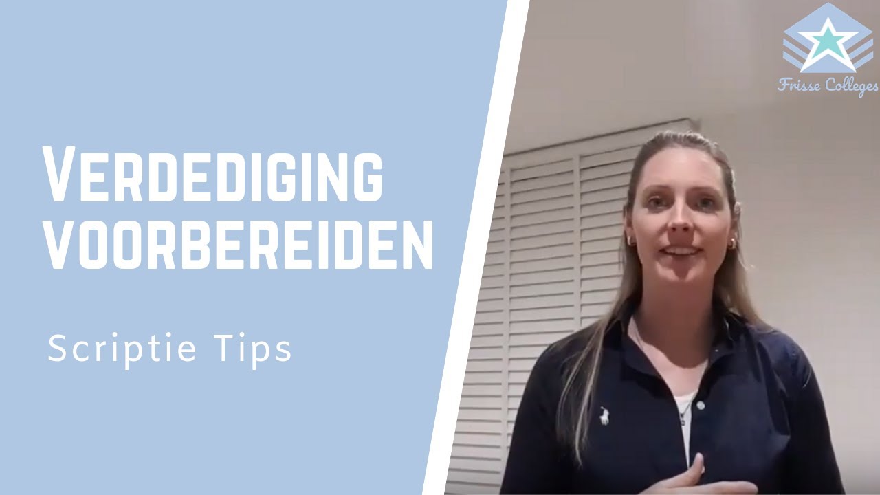 Voorbereiden op je EINDPRESENTATIE | part 1 | Verdediging / afstudeerzitting | SCRIPTIE Tips