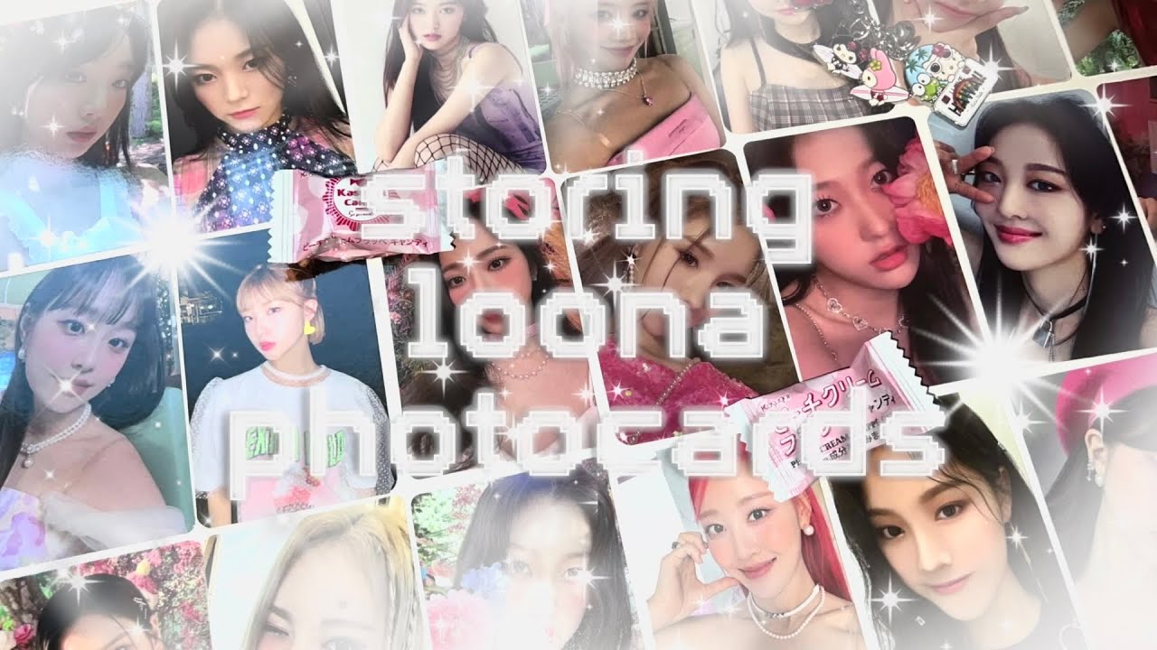 storing photocards: ot12 loona edition | 80+ cards