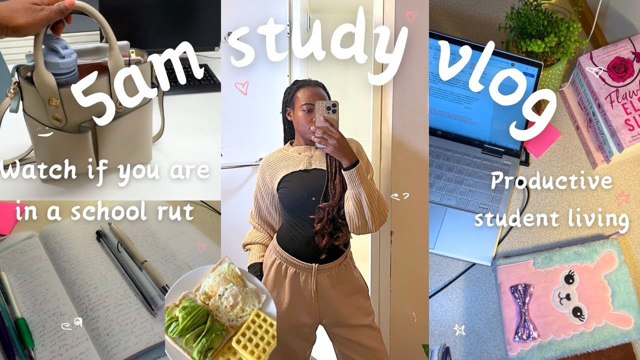 MOST PRODUCTIVE SCHOOL DAY EVER. Study vlog📚, cooking, motivation