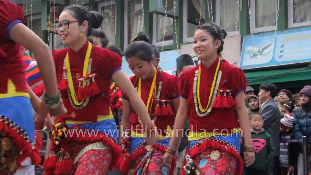 Dance parade by Himalayan communities - Rai, Limbu and Lepcha