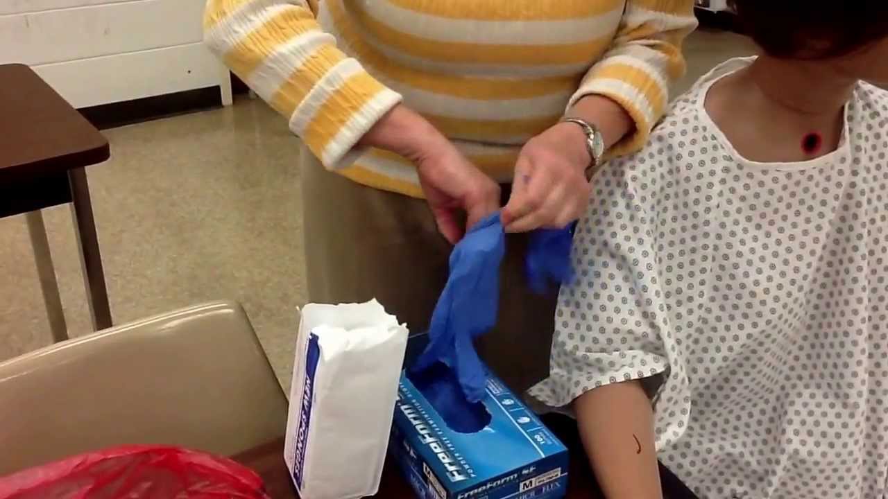 Non sterile dressing change