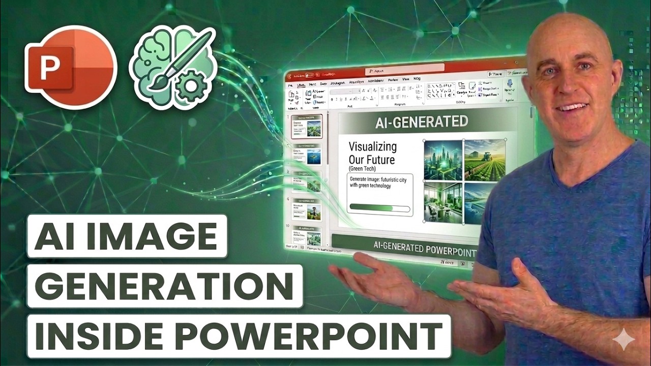 Automatically Generate Images Inside Powerpoint - with A.I.