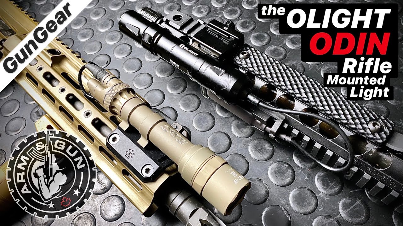 Аккумуляторный фонарь Olight ODIN 2000 люмен для крепления на винтовке | против Surefire Scout | ...