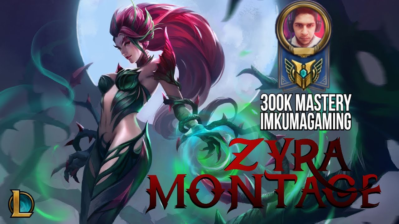 Zyra Montage lol S10│Best Plays by imKumaGaming OTP Zyra LAS│#2