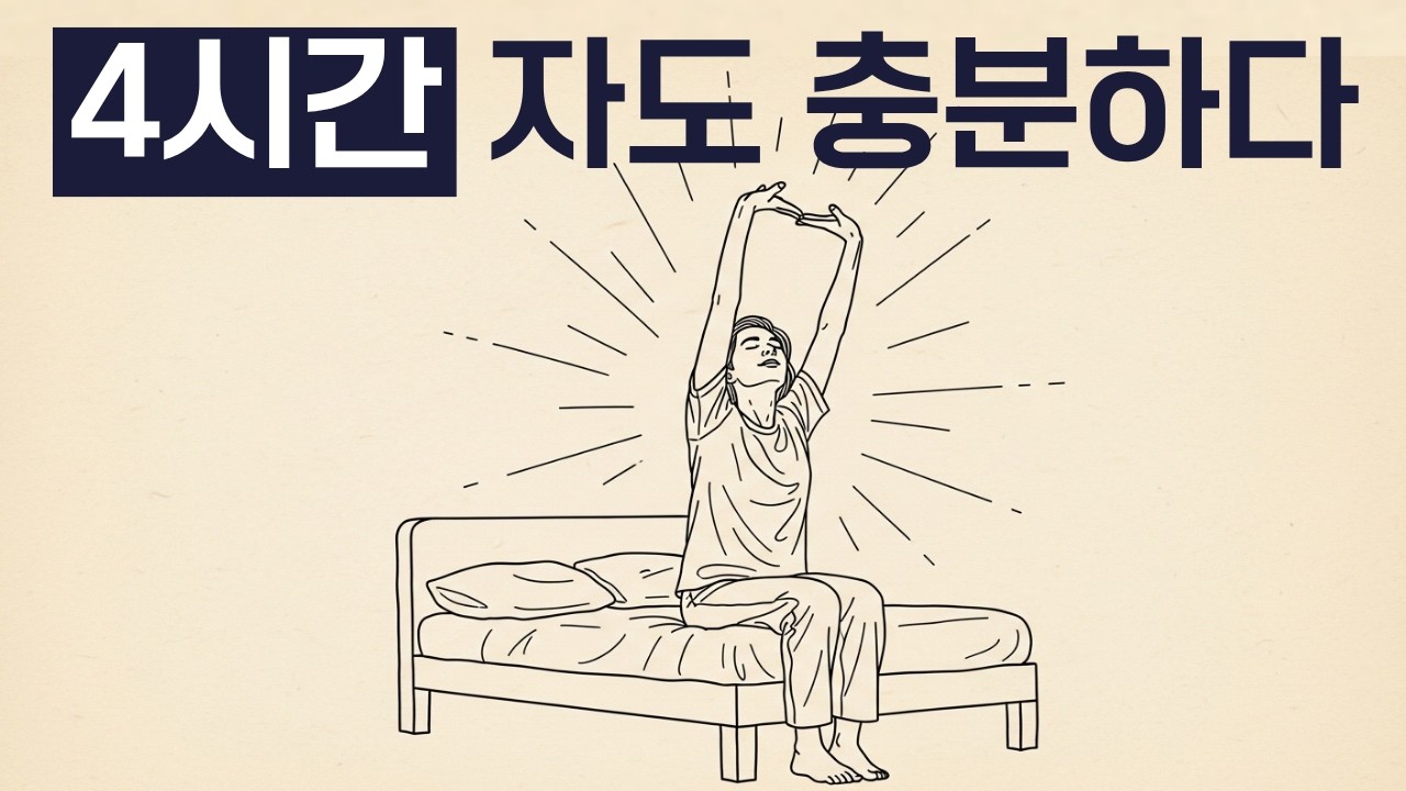 적게 자고 개운하게 일어나는 법(뇌과학적 설명)