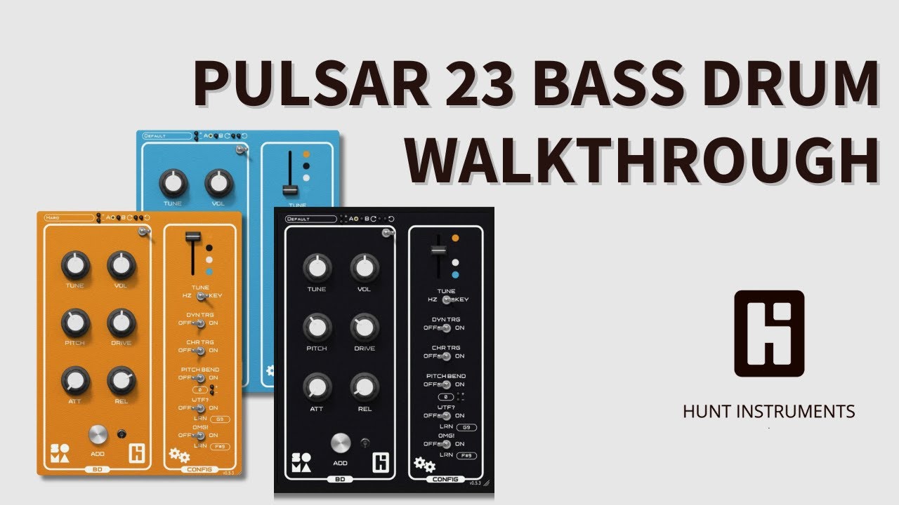 Pulsar 23 BASS DRUM WALKTHROUGH