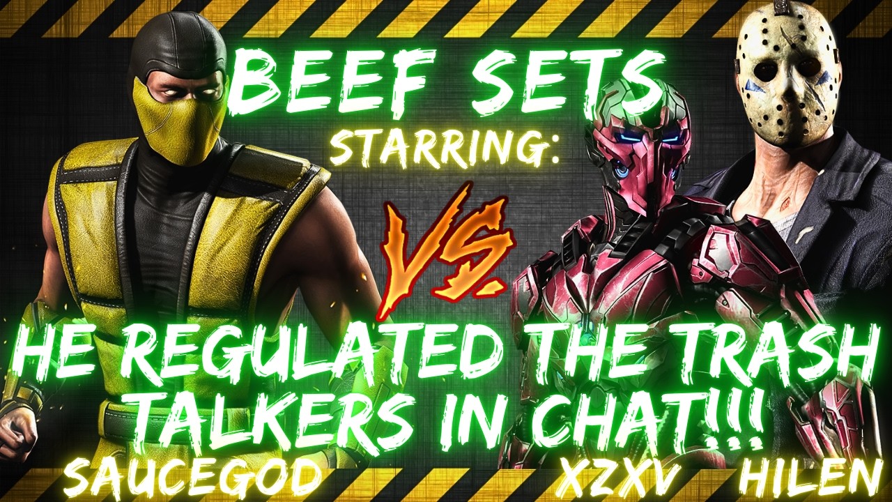 BEEF SETS ft. Saucegod vs Hilen & Xzxvxer | HE REGULATED THE TRASH TALKERS IN CHAT!!! 🎤👀🤣🔥