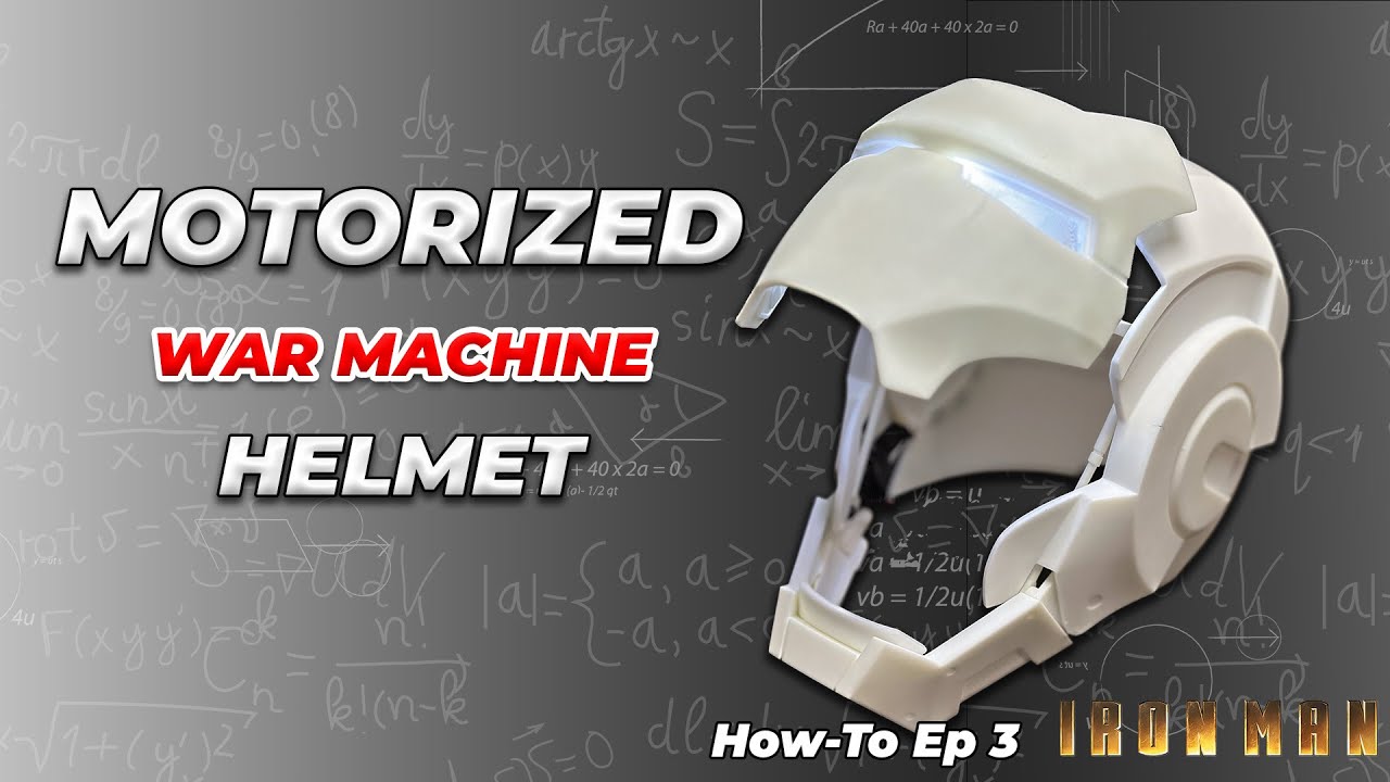How-To Ep 3: MOTORIZE Your War Machine MK 1 Helmet from IRON MAN 2! 3D Printed.