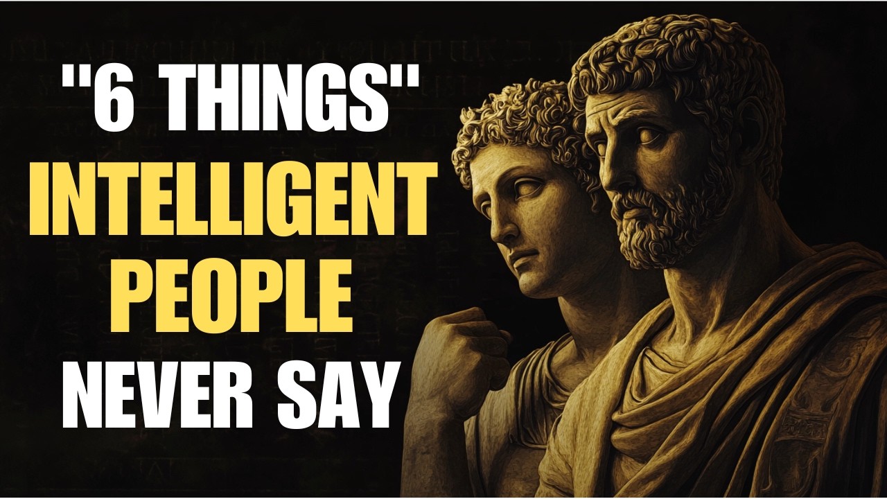 The Power of Words | 6 Things Intelligent People Never Say (Inspired by Stoic Wisdom)