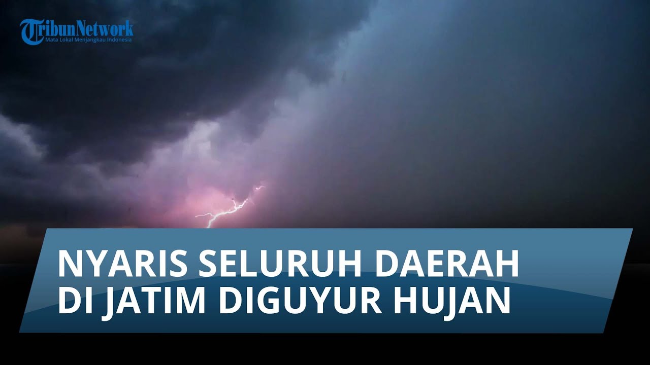 Info Cuaca Rabu 11 Februari 2026: Nyaris Seluruh Daerah di Jatim Diguyur Hujan