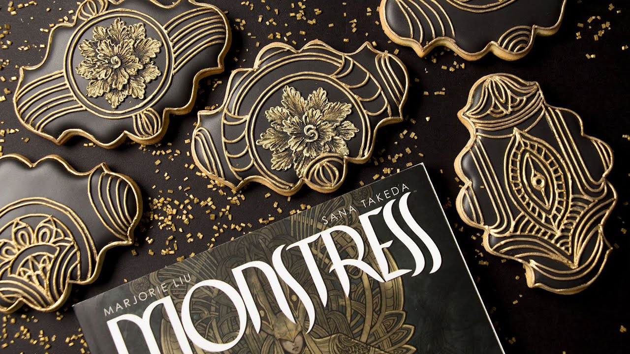 Art Deco Cookies | Inspired by Monstress