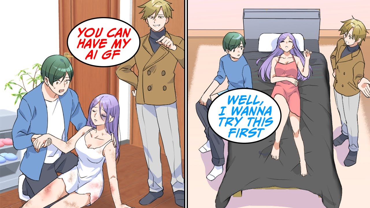 My brother forced me to adopt his broken AI girlfriend [Manga Dub]