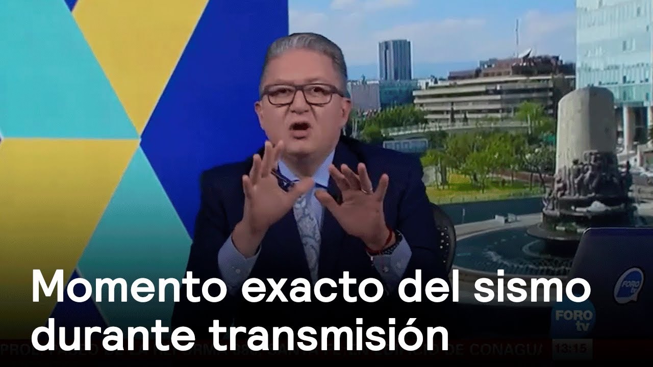 Momento exacto del temblor 19 septiembre 2017 en México - sismo