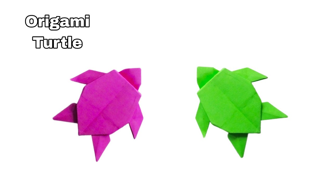 How to make origami turtle !! Origami turtle !! Paper turtle