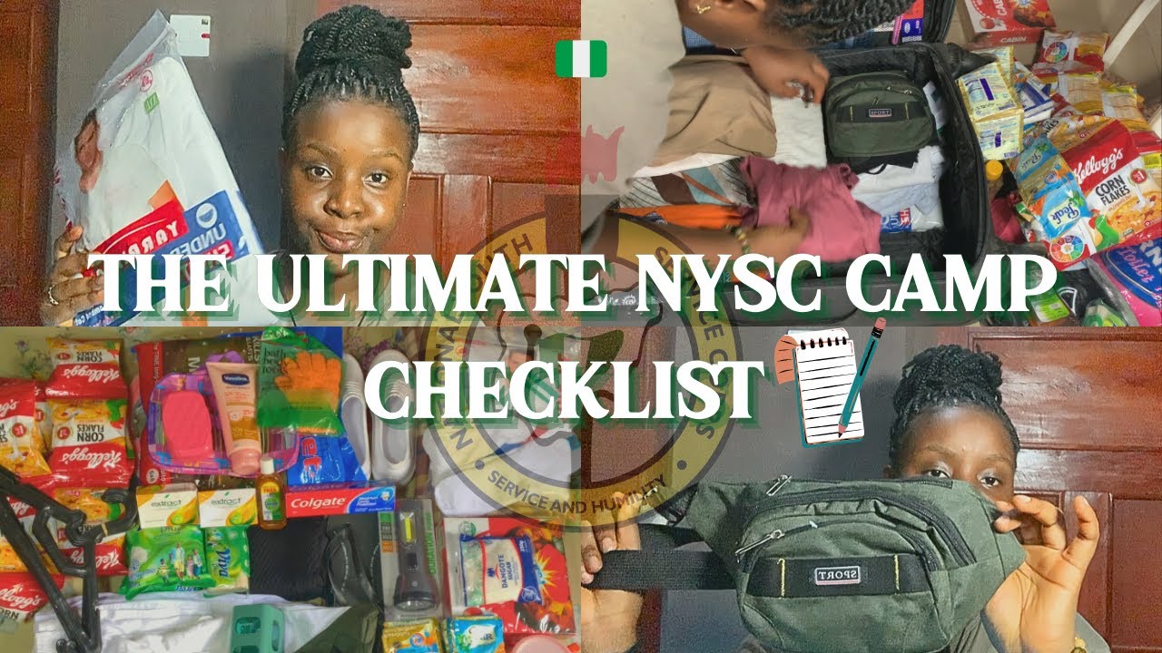 THINGS YOU NEED FOR NYSC ORIENTATION CAMP || PACK WITH ME 🇳🇬