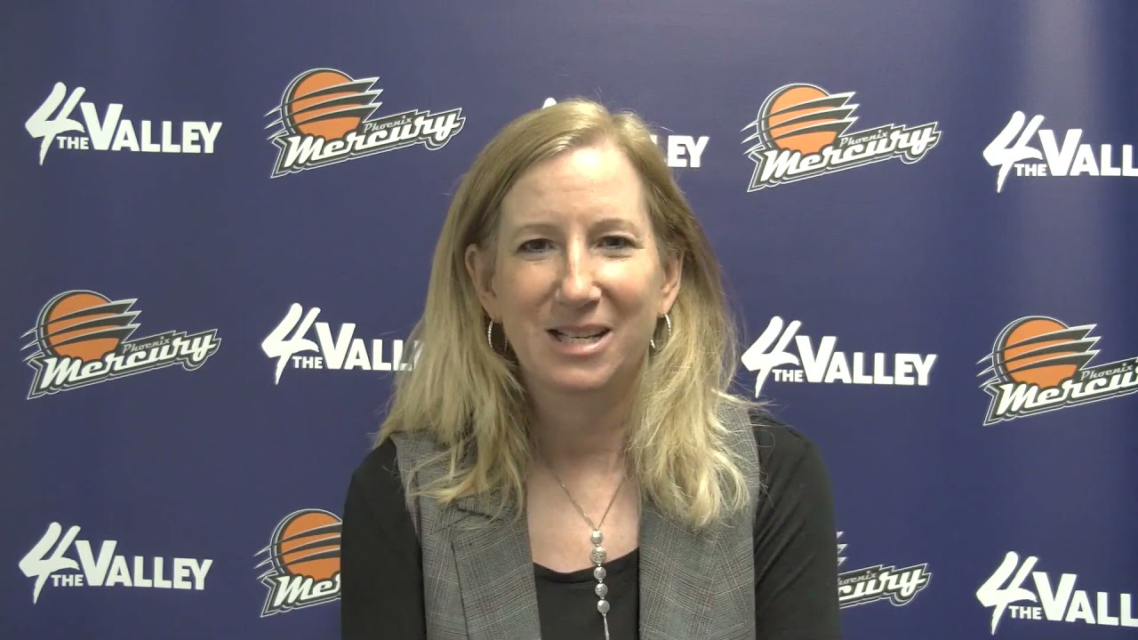 WNBA Commissioner Cathy Engelbert Interview: Commissioner's Cup & Phoenix Mercury Basketball