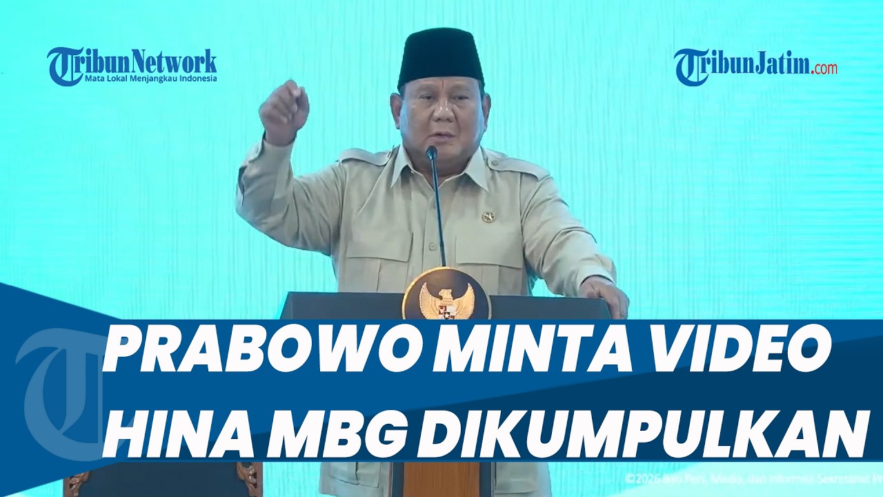 KESAL DIEJEK, Prabowo Minta Video Hina MBG Dikumpulkan, Mau Nonton Setiap Malam