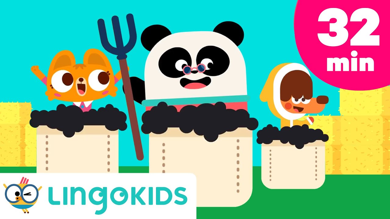 Baa Baa Black Sheep + More Farm Animal Songs for Kids 🐑🎶 | Lingokids