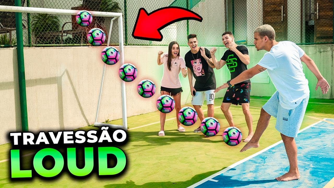 PRIMEIRO DESAFIO DO TRAVESSÃO NA NOVA MANSÃO LOUD!!