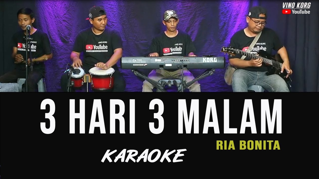 TIGA HARI TIGA MALAM - KARAOKE DANGDUT LAWAS - RIA BONITA