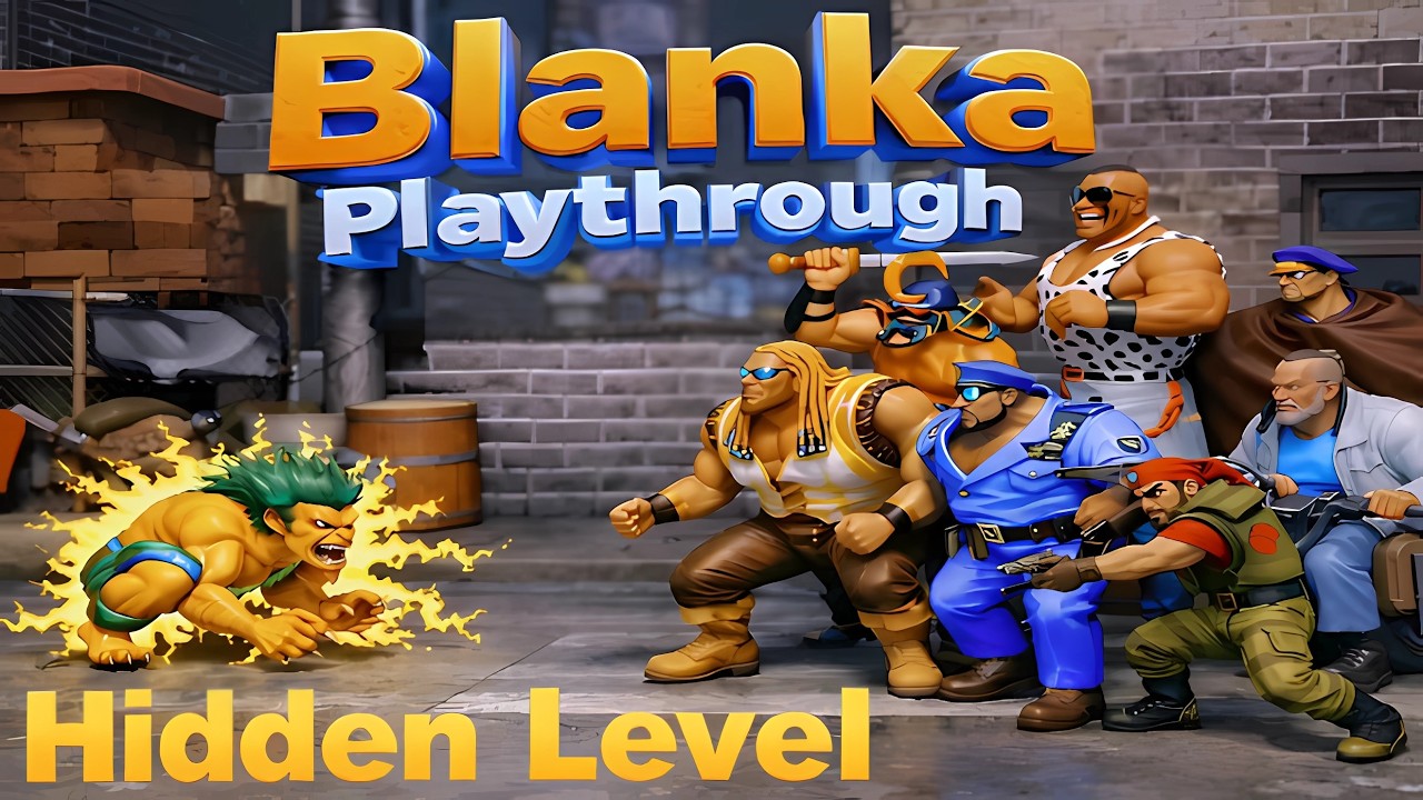 Final Fight LNS Ultimate - Hidden Level - Blanka Playthrough/Longplay