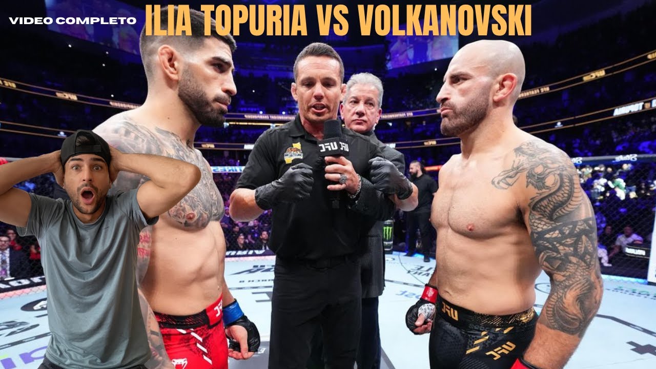 illia topuria vs Volkanosvki Directo Completo