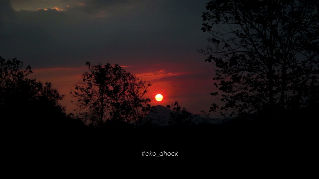 TIMELAPSE SUNSET JENGGAWAH HILL - JEMBER
