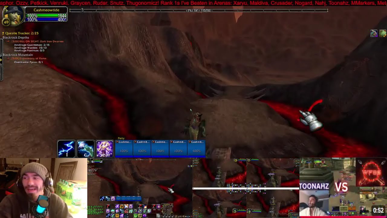Rank 1 Manual Multiboxing – 5 Elemental SHAMANS | Classic WoW TBC