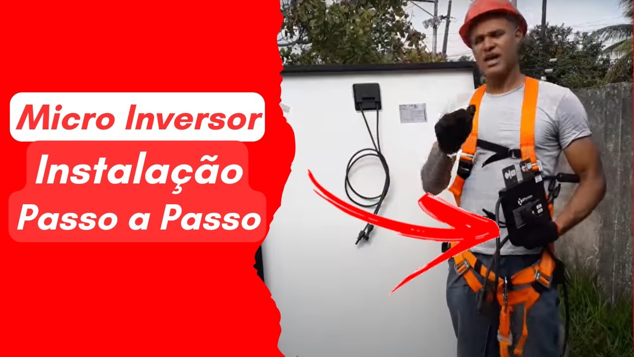 Como Instalar Micro Inversor Passo a Passo
