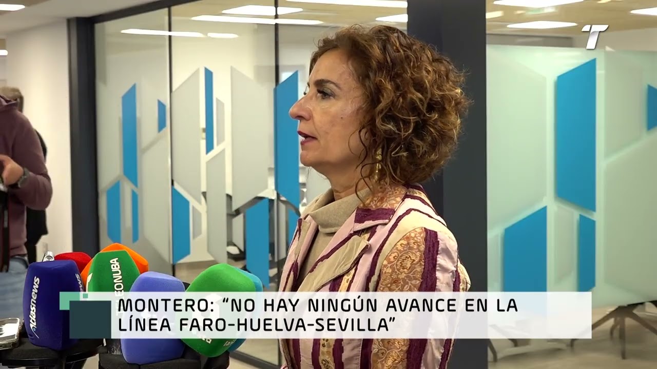 Montero: “No hay ningún avance en la línea Faro-Huelva-Sevilla”