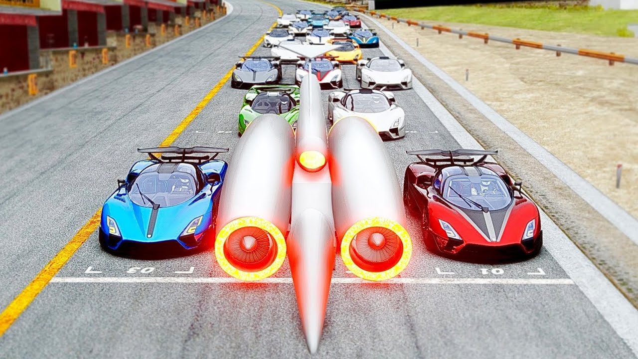 Thrust SSC GTR vs All SSC Hypercars at Special Stage Route X
