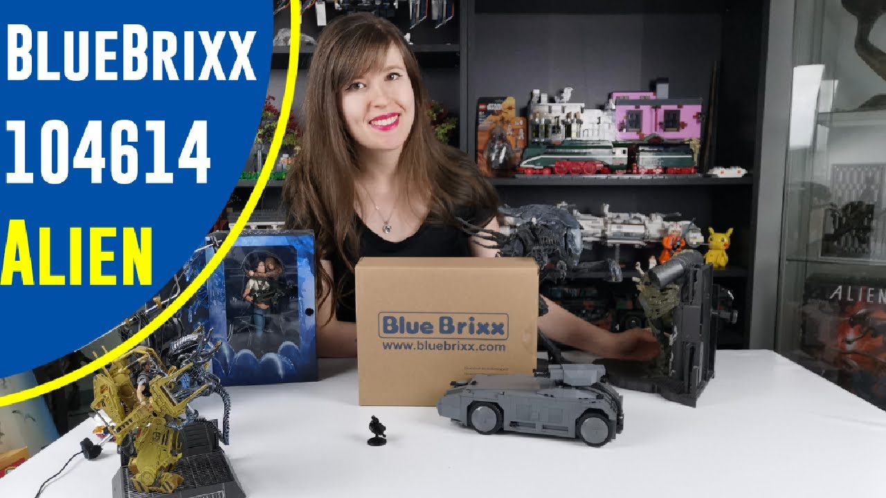 BlueBrixx 104614 Science Fiction Mannschaftstransporter und unsere Alien Sammlung Teil 1