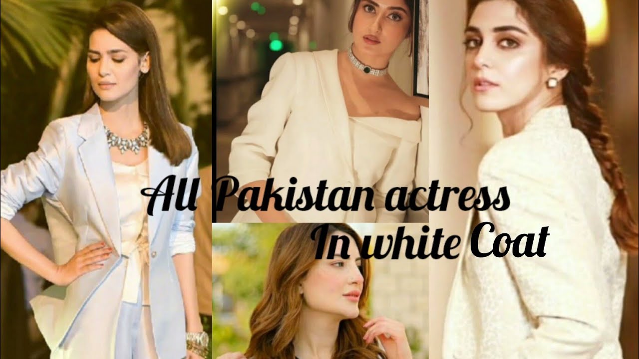 all Pakistan actress in white coat🌠🤍# yumnazaidi #laibakhan