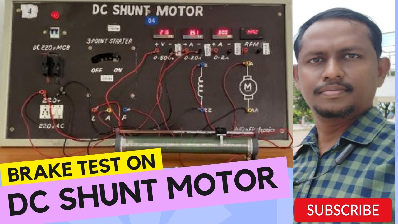 BRAKE TEST ON SHUNT MOTOR