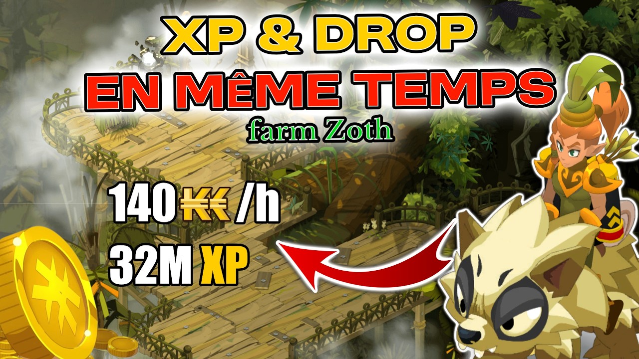 XP & DROP en MÊME TEMPS ! Farm Zoth sur DOFUS 3