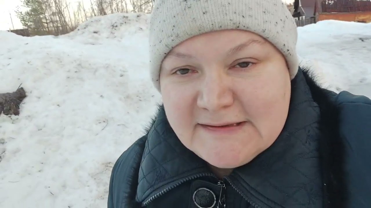 Как я разгребала снег. Март. Дача. Выходные. 