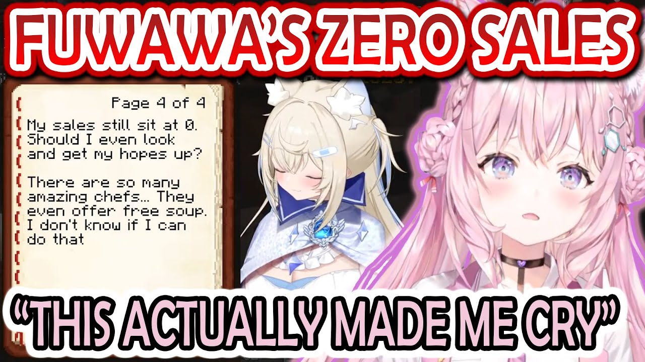 Koyori Cries After Seeing Fuwawa Had Zero Sales in ENReco