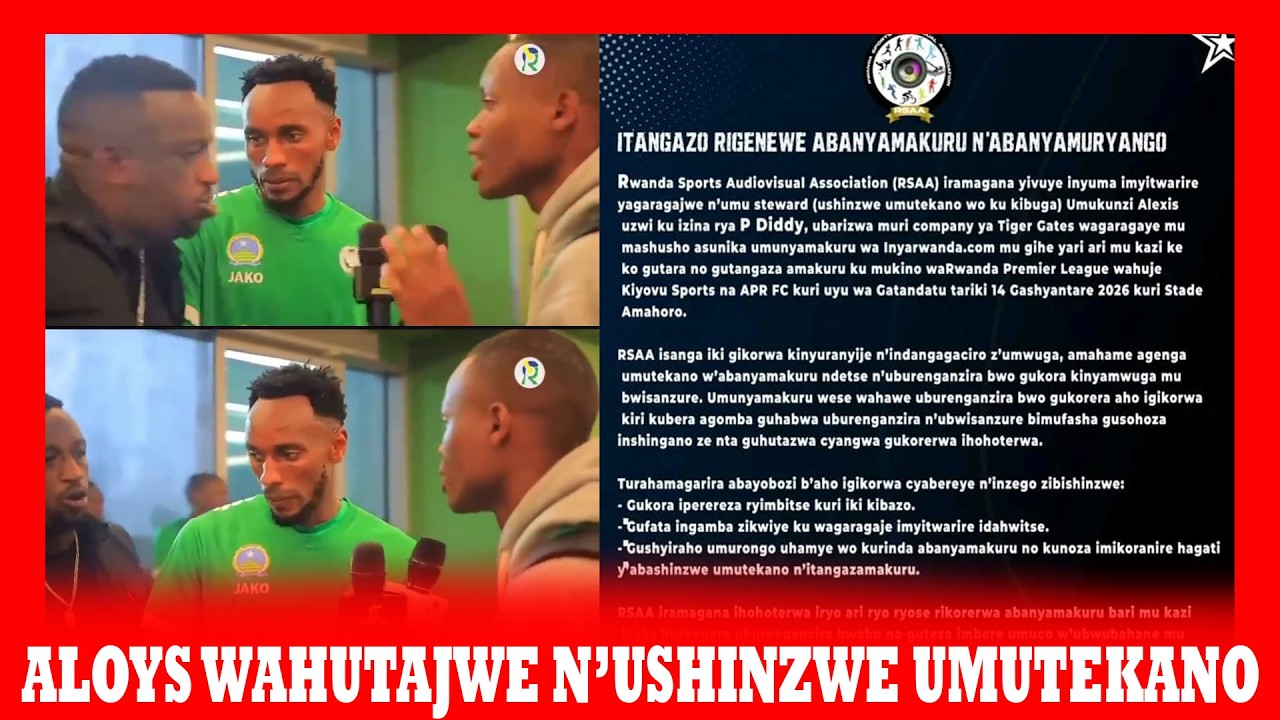 WA MUNYAMAKURU WA KUBISWE  N'USHINZWE UMUTEKANO KURI STADE AVUZE UKO BYATANGIYE BYOSE - ALOYS