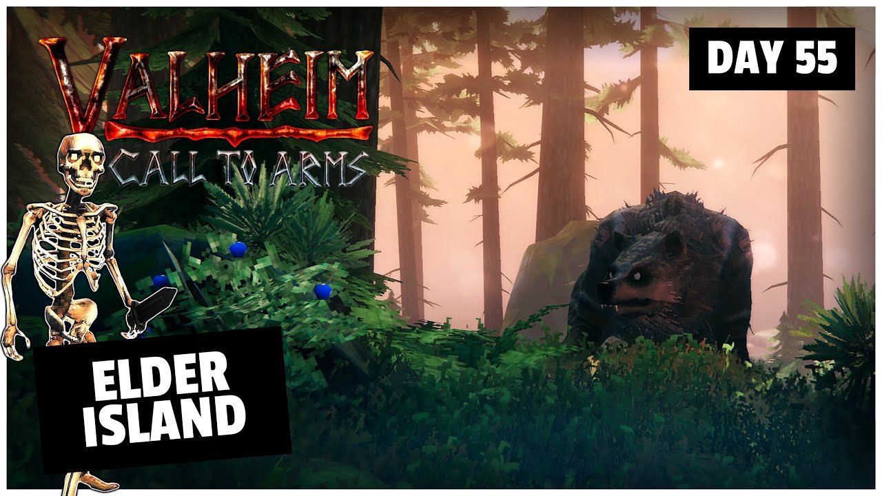 Crossing an ocean to find a bad Elder location in Valheim