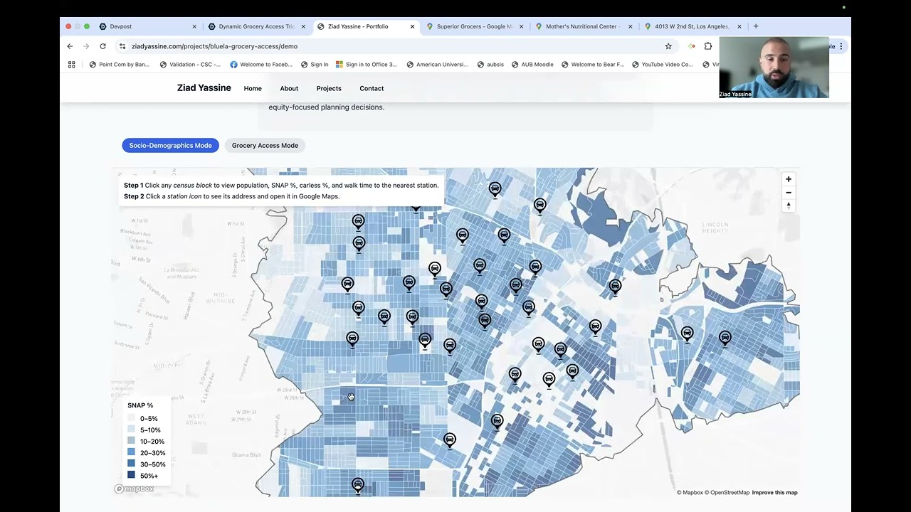 Dynamic Grocery Access Trip Planning Tool - Google Maps Platform Awards 2025