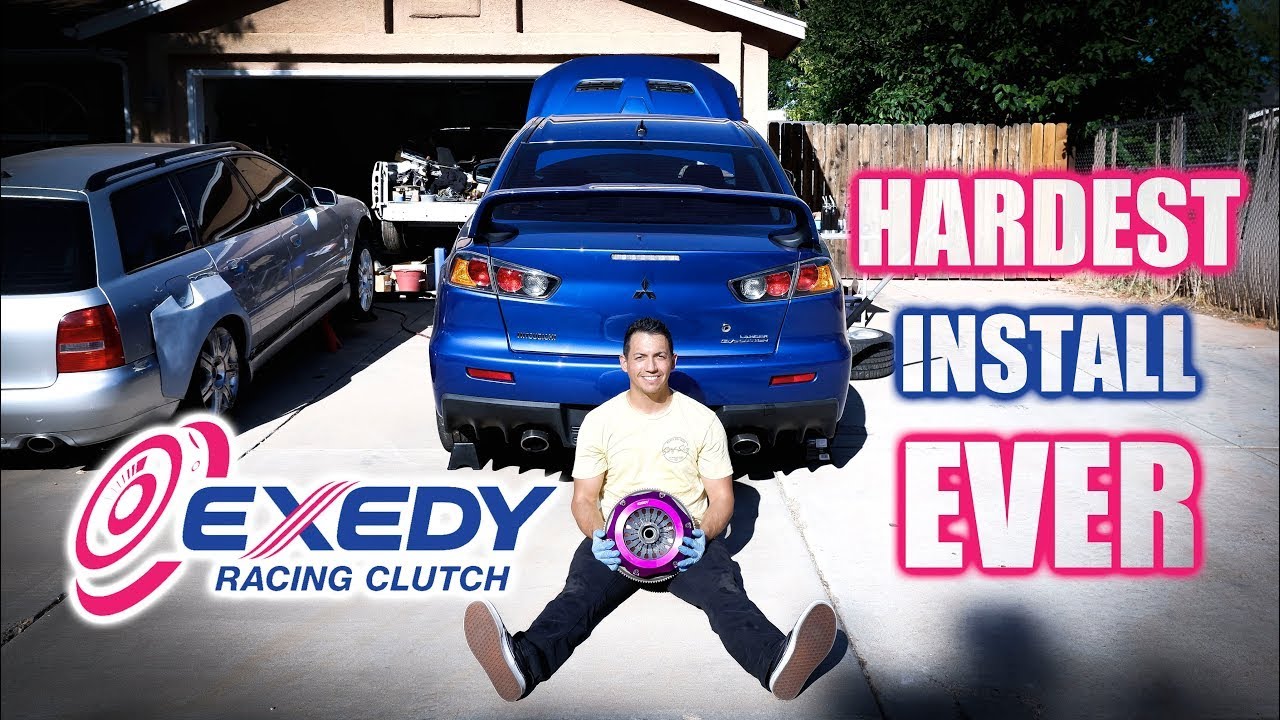 EXEDY RACING CLUTCH INSTALL EVO X