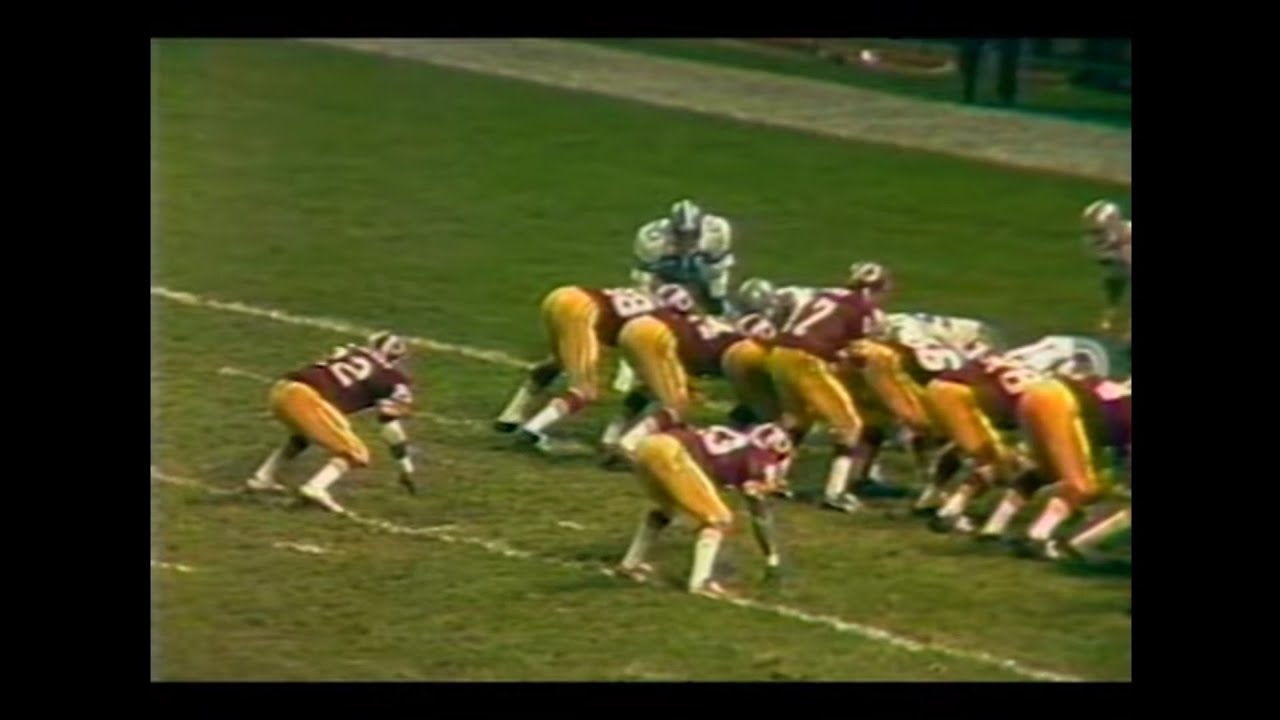 1975-11-2 Dallas Cowboys @ Washington Redskins