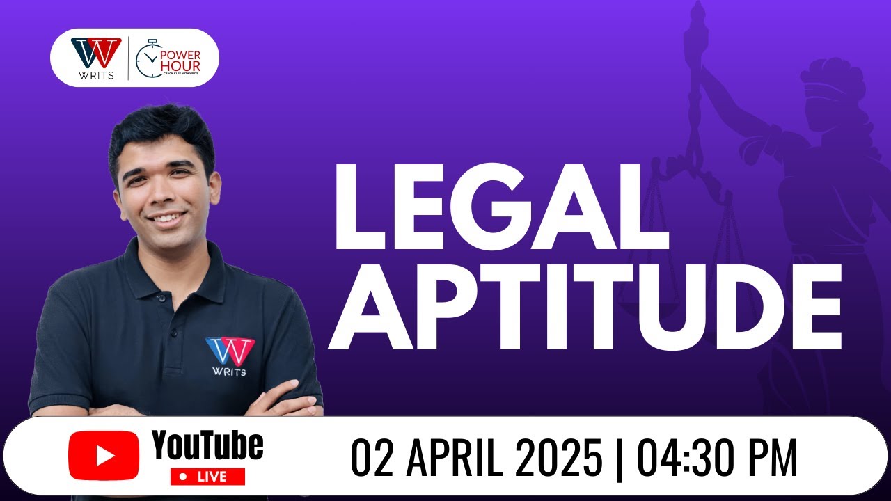 LEGAL APTITUDE | WRITS | KLEE | CUSAT 2025 | LIVE #01