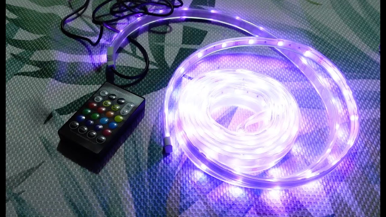 Monster LED Strip 16.4ft / 5m Colorful Lights! The review where I press all the buttons, lol