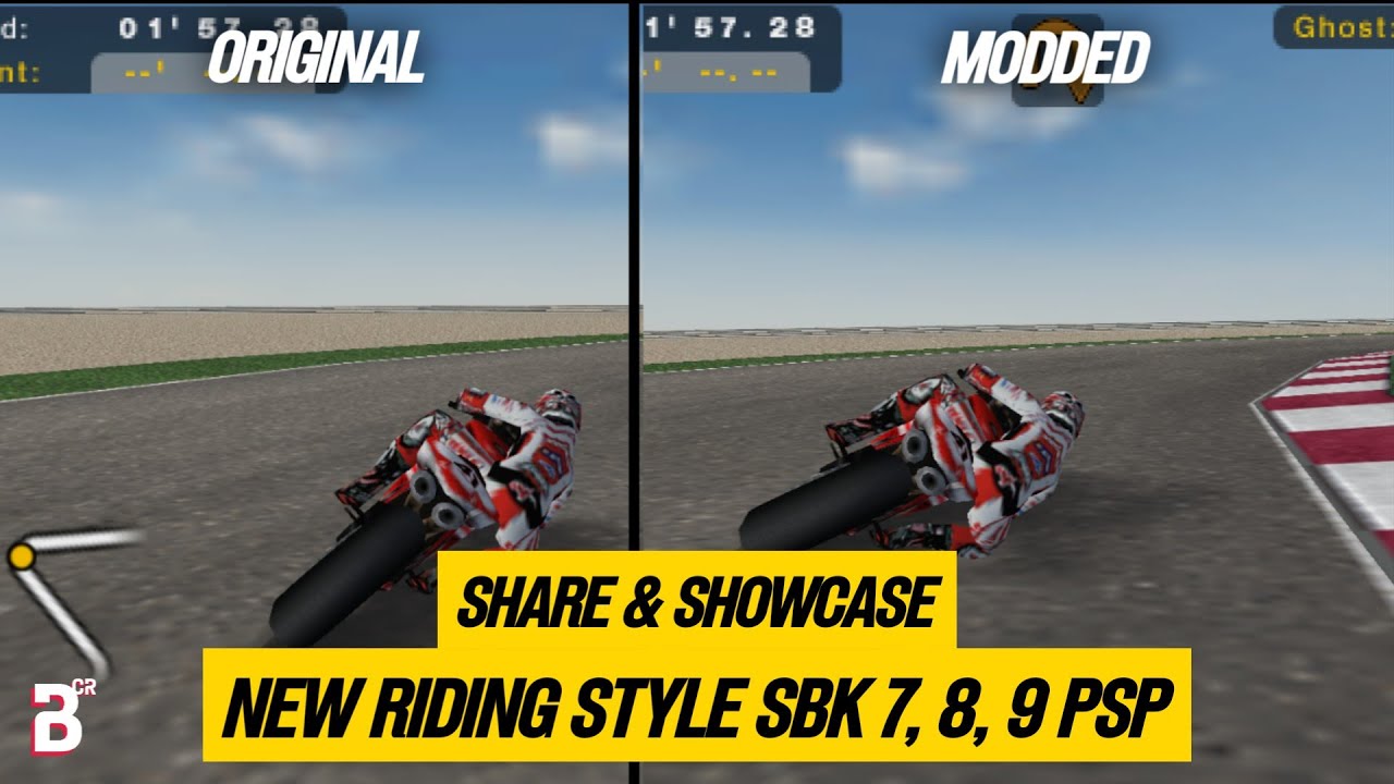 Share mod new riding style SBK 7, 8, 9 PSP | Boxcar Rider #sbkpsp #mod #ppsspp