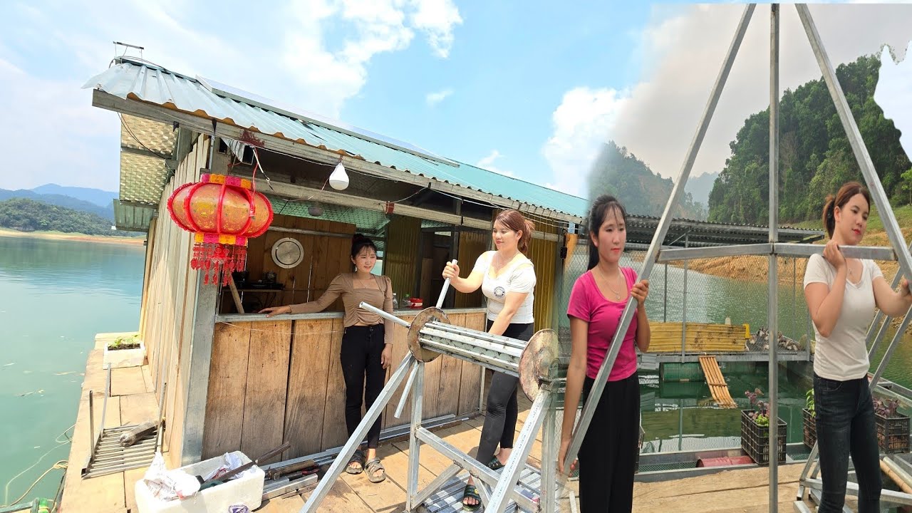 Videos fast-forward the first days down  lake river with Trieu Thi Duong 