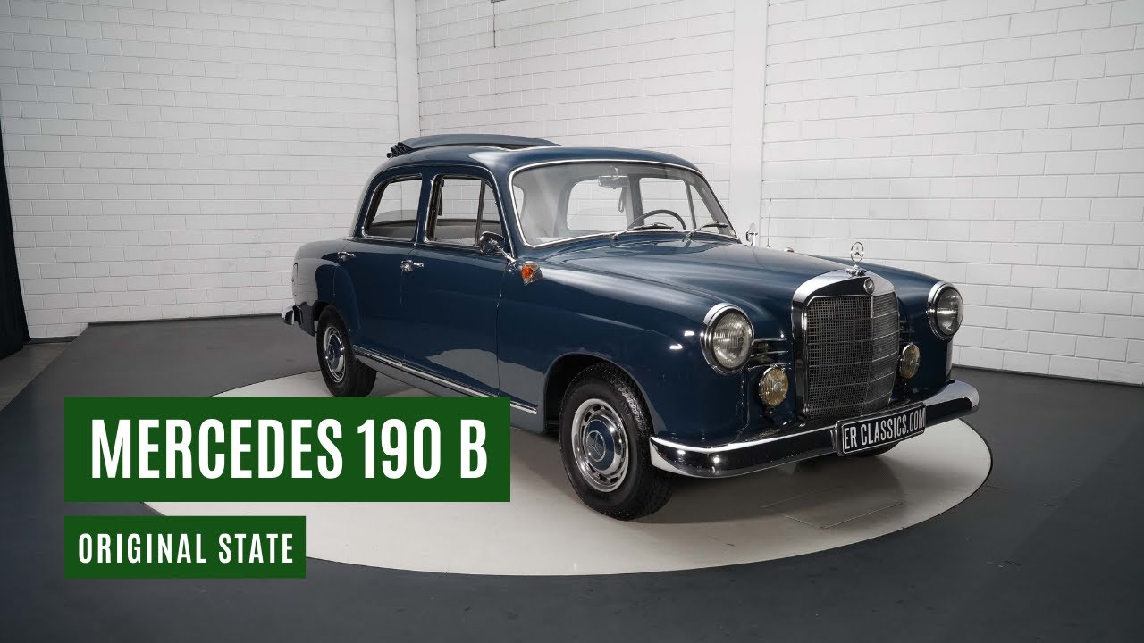 Mercedes-Benz 190 B Ponton | Sunroof | Good condition | 1960-VIDEO- www.ERclassics.com