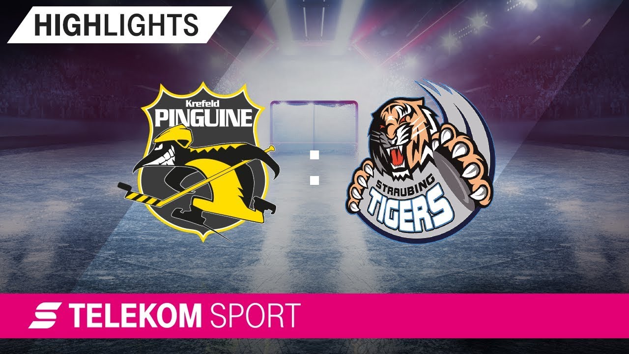 Krefeld Pinguine – Straubing Tigers | 8. Spieltag, 18/19 | Telekom Sport